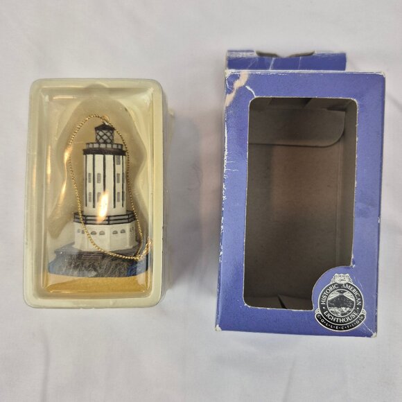 Lefton Historic American Lighthouse Ornament L.A. Harbor CA  2001 - Picture 4 of 14